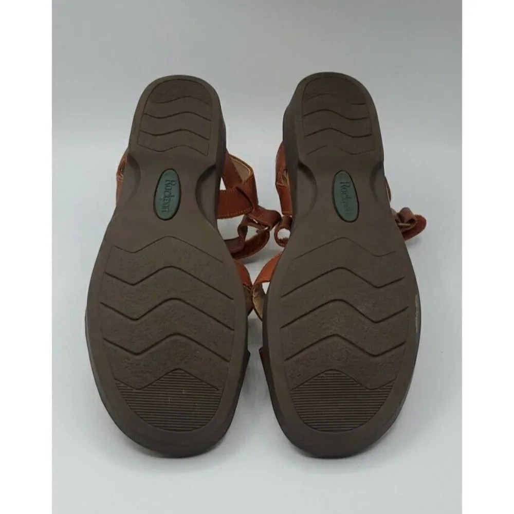 Rockport Womens The Walking Sandal Brown Leather Slingback Sandal WE 9013  Sz 9M - Picture 11 of 12